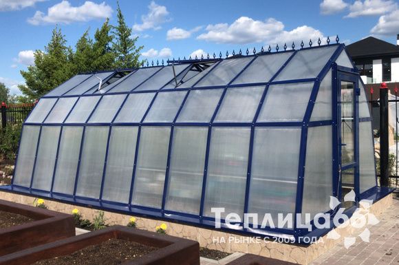 Теплица Рада Байкал из поликарбоната, 3x4 метра